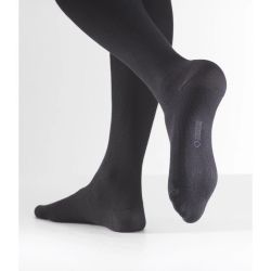 Thuasne Venoflex Fast Coton Chaussettes de Contention Homme Classe 2 - Taille 3 Long Noir