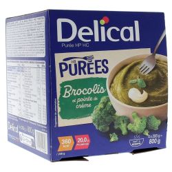 Purées Brocolis Pointe de Crème - 4 x 200 g