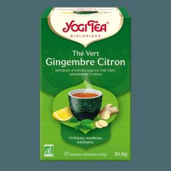 Thé Vert Gingembre Citron - 17 sachets