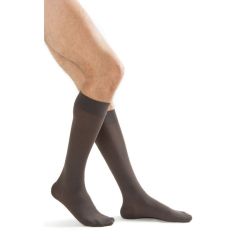Chaussettes de Contention Mixte Classe 2 Naturel Soie - Taupe Taille 1 Normal