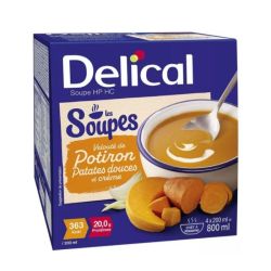Delical Soupes Veloute Pot Pat Dou4X200Ml