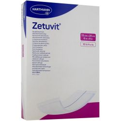 Zetuvit Pansements Absorbants Stériles - 10 pansements