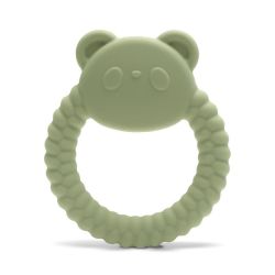 Hochet De Dentition Silicone Panda Vert - 1 unité