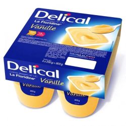 Delical Crème Dessert HP HC La Floridine Vanille - 4 x 200 g