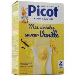 Picot Mes Cereales Vanille Des 6M 200G