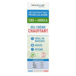 Gel-crème chauffant CBD et arnica 75ml