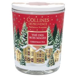 Bougie parfumée couronne de Noël - 180 g