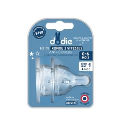 Dodie Tetine 1 Init A/Col 0-6M Silicone