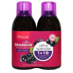 Ultra draineur Minceur goût cassis 2x500ml