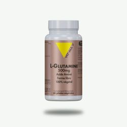 Vital L-Glutamine 500Mg 60 Gel