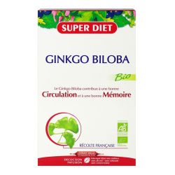 Superdiet Ginkgo Biloba Bio Amp 20