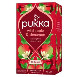 Infusion Pomme Sauvage, Cannelle et Gingembre Bio - 20 sachets