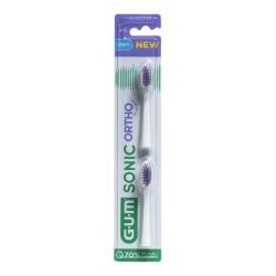 Brossette de Rechange Pour Brosse à Dents Sonic Souple SONIC ORTHO - 2 unités