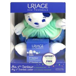Uriage Coffret bébé ma 1ère senteur parfum Edelweiss bio 50ml + doudou