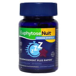 Euphytose Nuit Gomme Myrtille 30