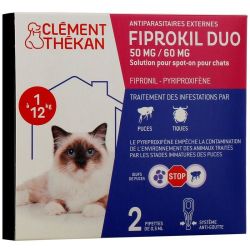 Fiprokil Duo Chat - 2 pipettes