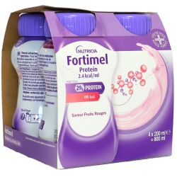 Fortimel Protein 29g arôme fruits rouges 4x200ml