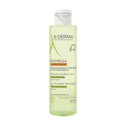Gel lavant émollient 2 en 1 anti-démangeaisons EXOMEGA CONTROL - 500 ml