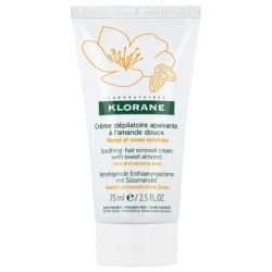Crème dépilatoire apaisante visage et zones sensibles - 75 ml