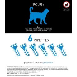 Frontline Spot On Chat 3 Pipettes