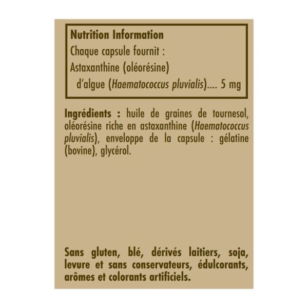Astaxanthine - 30 capsules