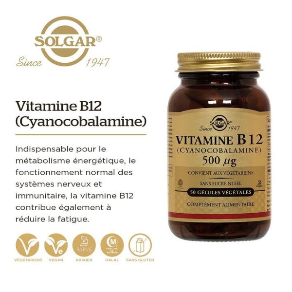 Vitamine B12 - 50 gélules