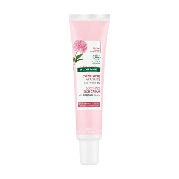 Crème Apaisante Riche à la Pivoine BIO - 40 ml