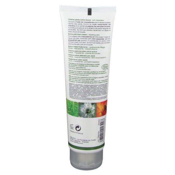 Crème pour les pieds Extra-Douce Bio Les Essentiels Corps - 150 ml