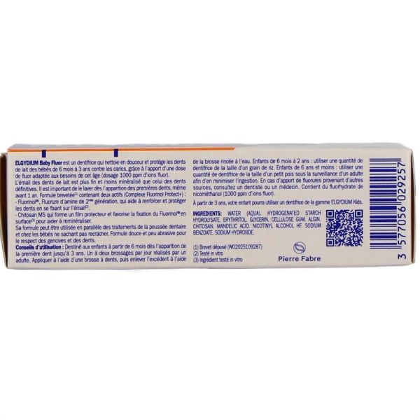 Gel Dentifrice Bébé Baby Fluor - 30 ml