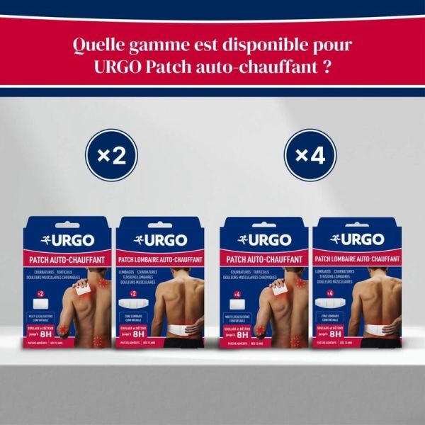 Patch auto-chauffant - 2 patchs