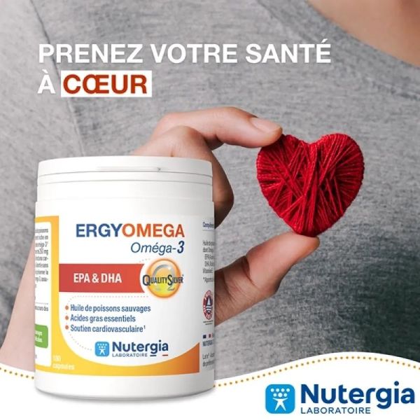 ERGYOMEGA Oméga-3 - 180 capsules