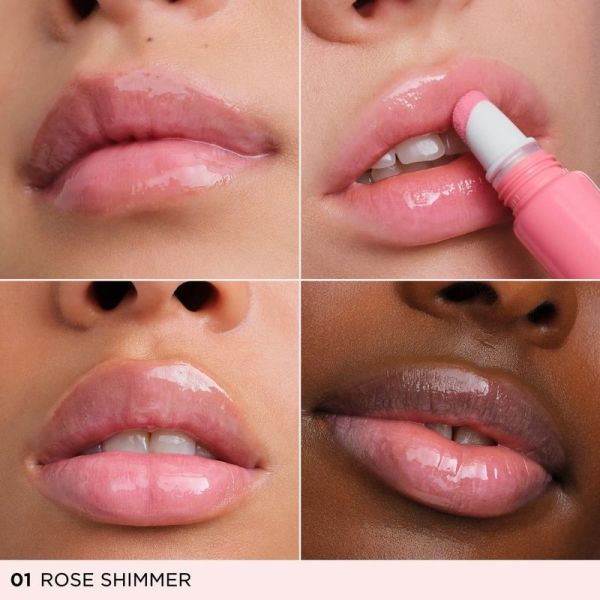 Embellisseur Levres 01 Rose Shimmer - 12 ml