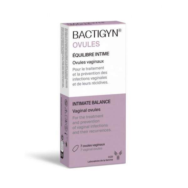 Bactigyn Ovules Équilibre Intime - 7 ovules