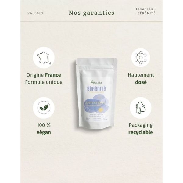 Sérénité - Anti-Stress & Equilibre Emotionnel - 30 gélules