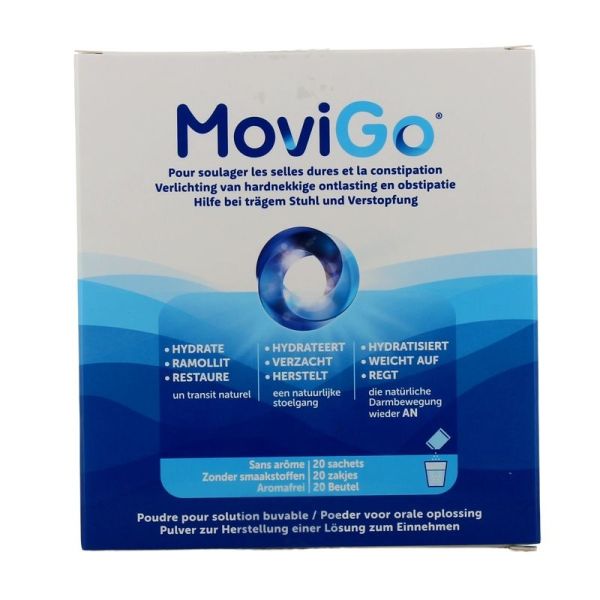 MoviGo Selles Dures et Constipation - 20 sachets