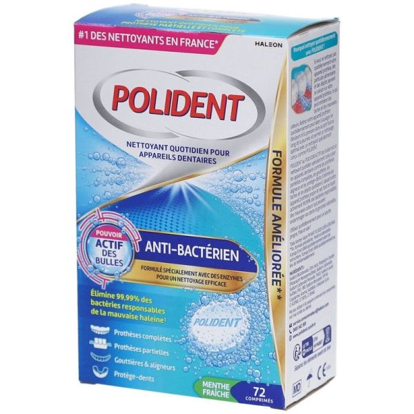 Polident Nettoyant Antibacterien Cpr72
