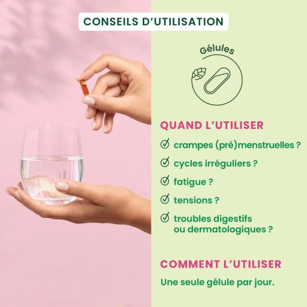 GEMMOCAPS SPM & Confort Menstruel - Bio - 30 gélules