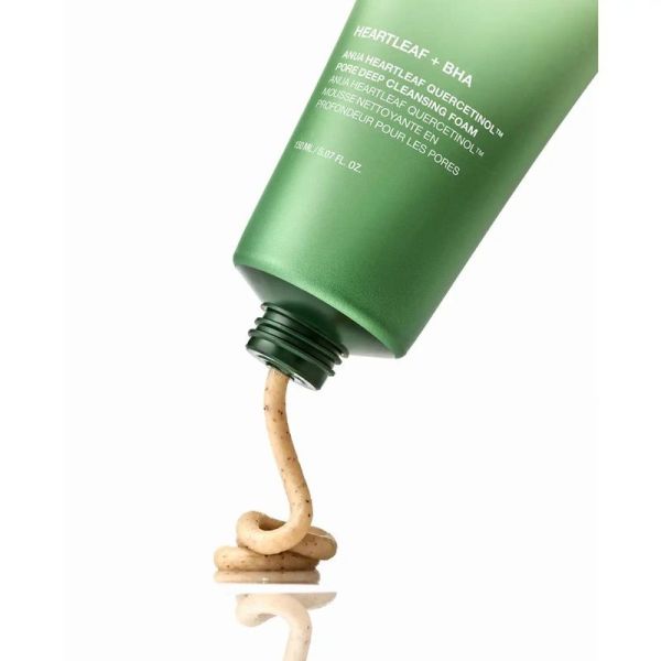 HEARTLEAF + BHA - Mousse Nettoyante en Profondeur pour les Pores - 150 ml