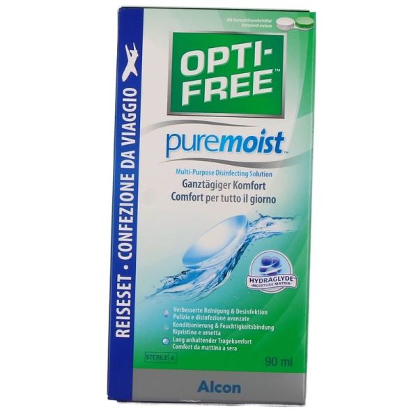 Opti Free PureMoist Solution pour Lentilles - 3 flacons de 300 mL