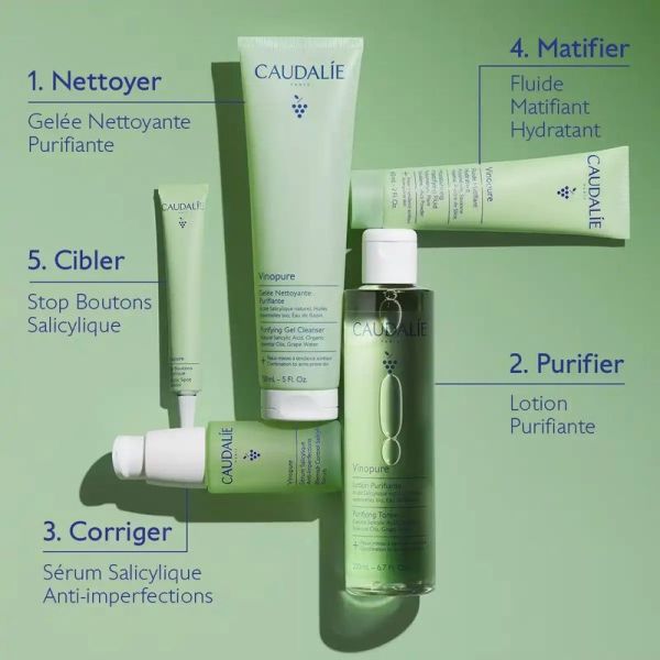Gelée Nettoyante Purifiante VINOPURE - 150 ml