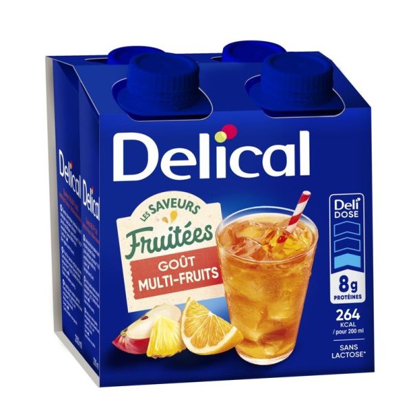 Boisson Fruitée - multi fruits - 4 x 200 ml