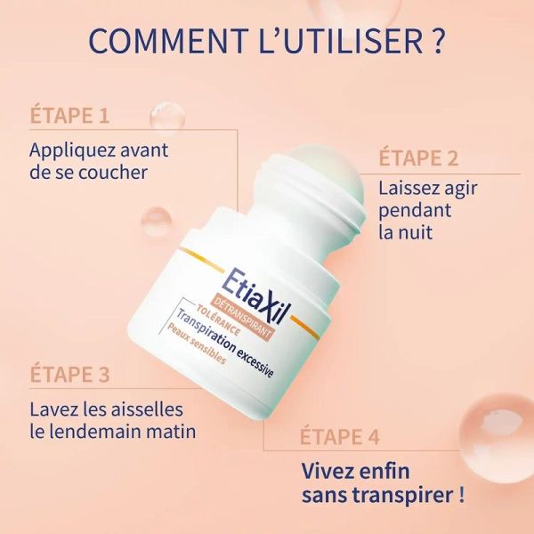 Détranspirant Aisselles Peaux Sensibles Roll on - 2 x 15 ml