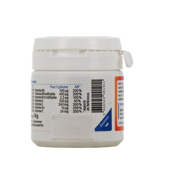 ERGYTONIC MultiCÉBÉ Multivitamines - 30 gélules