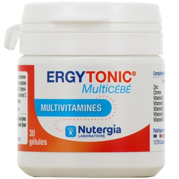 ERGYTONIC MultiCÉBÉ Multivitamines - 30 gélules