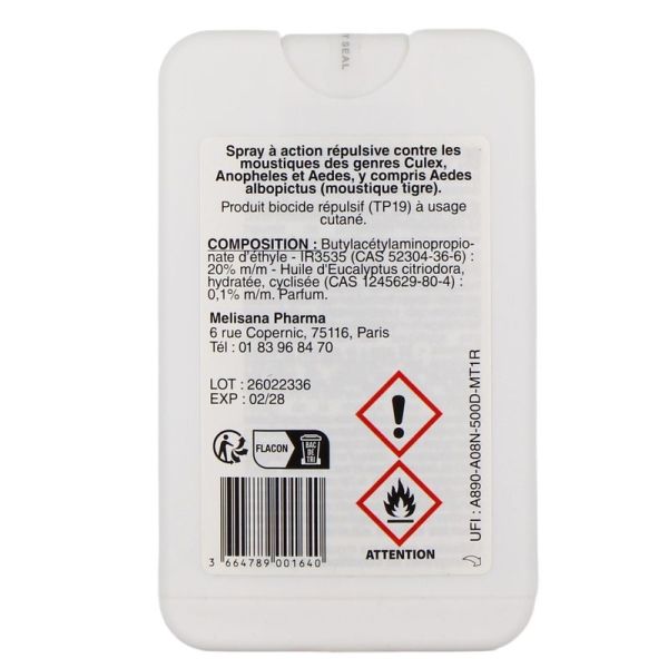 Spray Anti-Moustiques Répulsif - Tropical - 40 ml