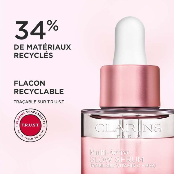 Sérum Éclat et Bonne Mine AHA + Vitamine C - Glow Serum Multi-Active - 30 ml