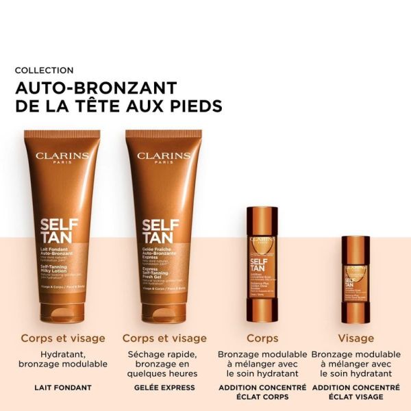Lait Fondant Auto-bronzant Visage & Corps - 125 ml