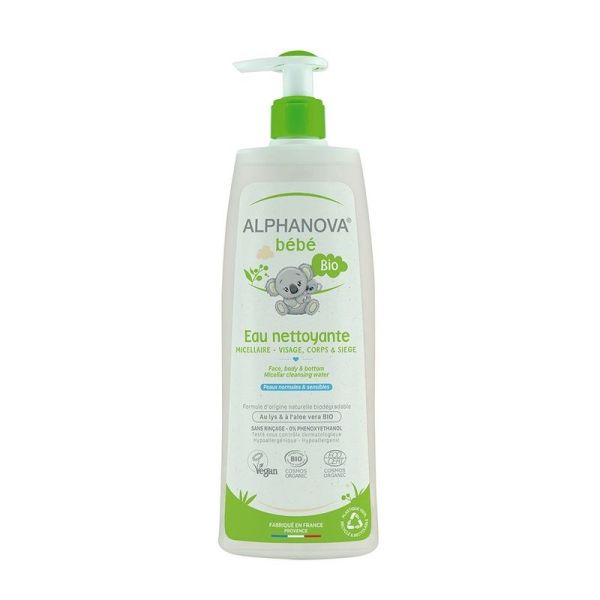 Bébé bio Eau nettoyante - 500 ml
