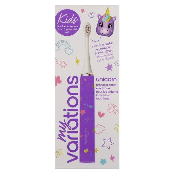 Brosse à Dents Électrique Sonique Verte KIDS