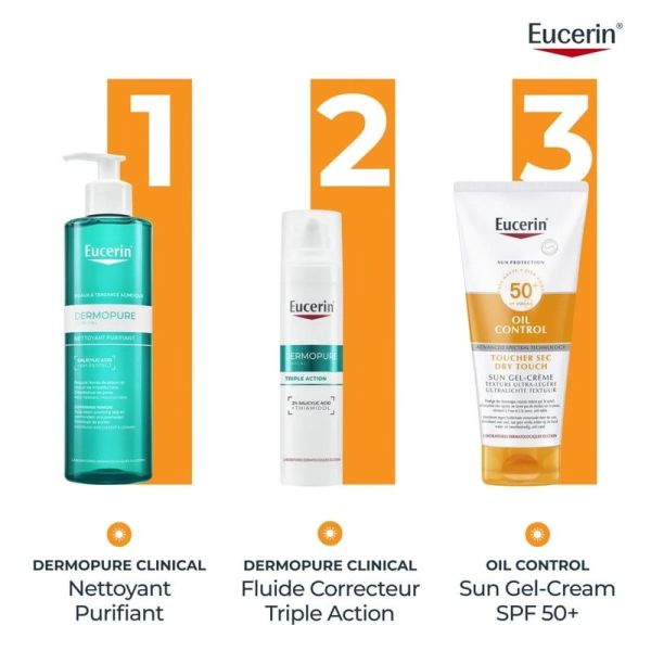 SUN OIL CONTROL Gel-Crème Toucher Sec SPF 50+ SUN - 200 ml